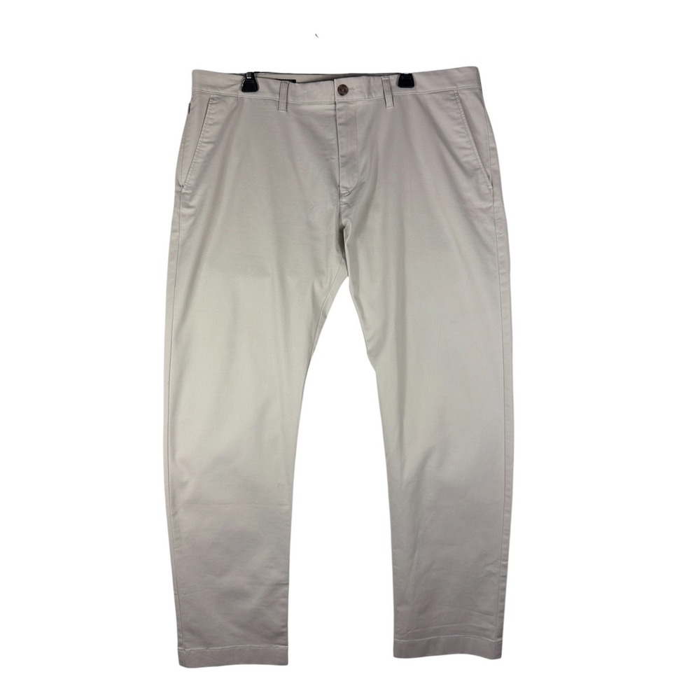 J.Crew Mens Slim Flex Chino Pants Light Khaki Stone BZ109 W38 L32 SP24